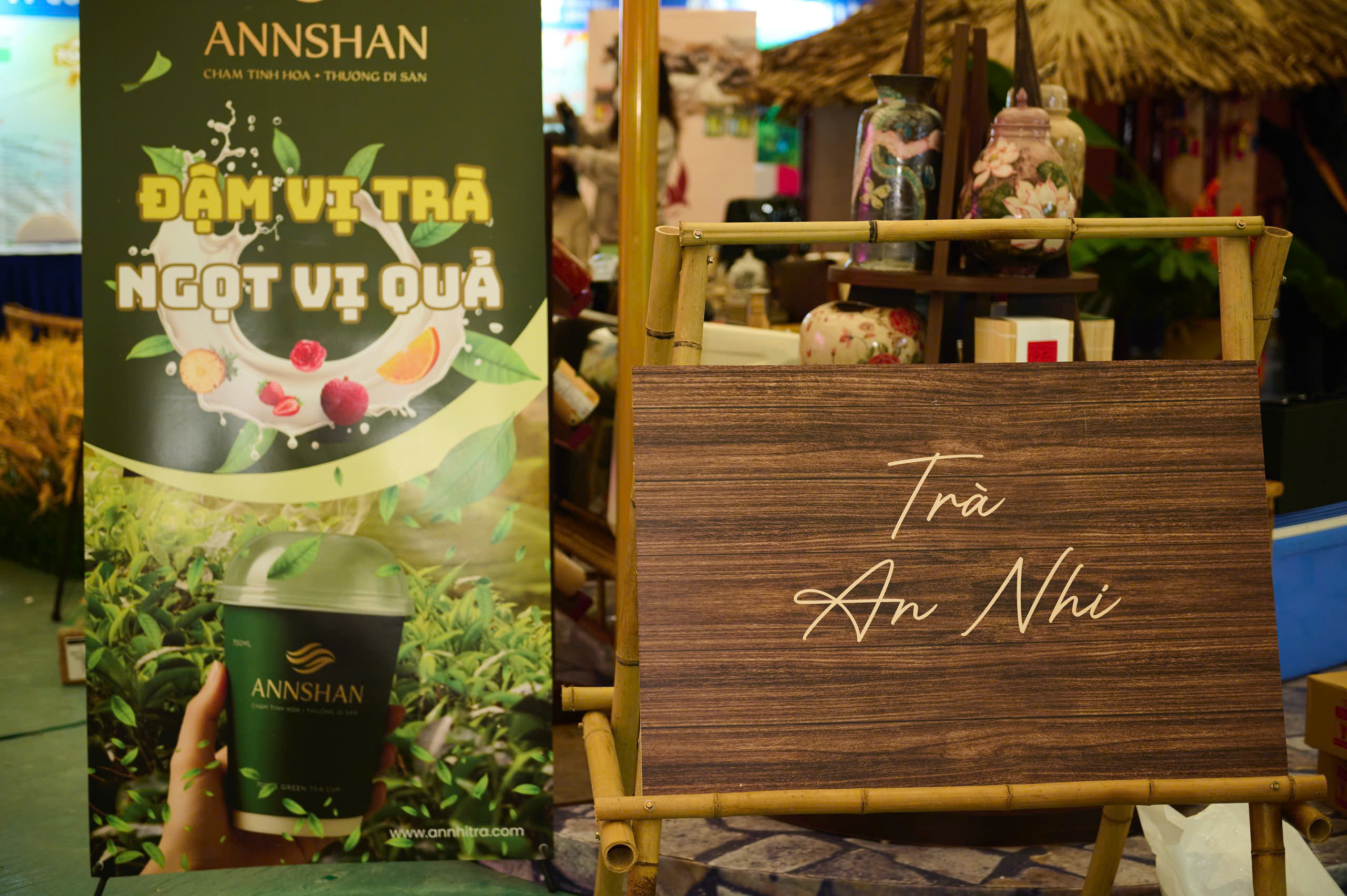 Poster ANNSHAN đậm vị trà, ngọt vị quả